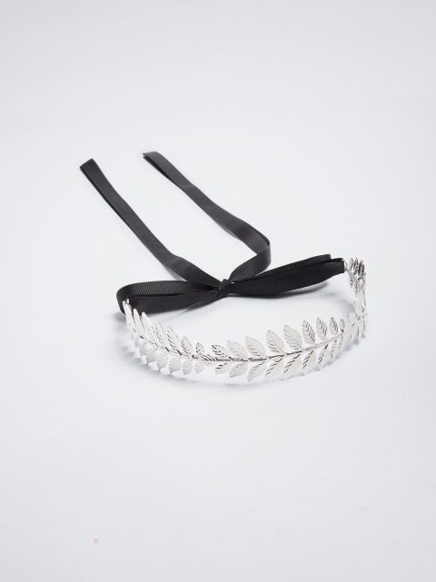 Aliceband Parfois Leaf Damske Strieborne | SK-BK1692358