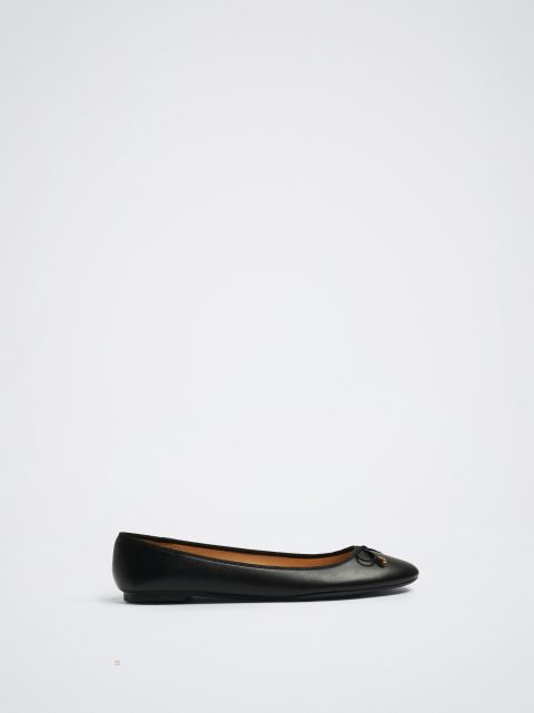 Balerinky Parfois Ballerinas With Bow Detail Damske Čierne | SK-ZT8639150