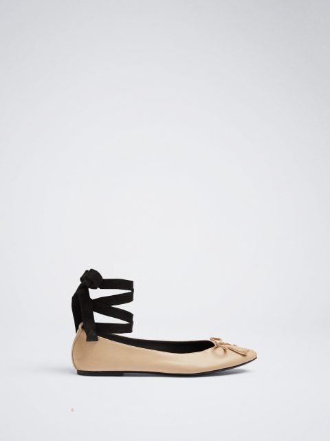 Balerinky Parfois Tied With Bow Damske Ruzove | SK-UQ9271846