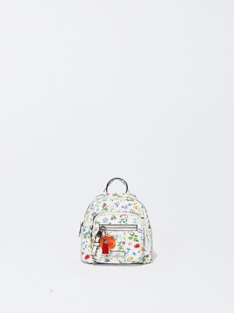 Batohy Parfois Floral Print Mini Damske Červené | SK-XK1430852