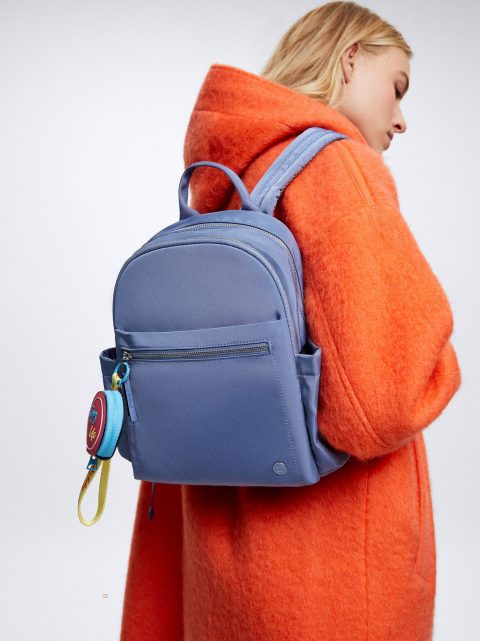 Batohy Parfois Nylon With Pendant Damske Modre | SK-JC6759381