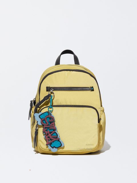Batohy Parfois Nylon With Pendant Damske Žlté | SK-LA4780536