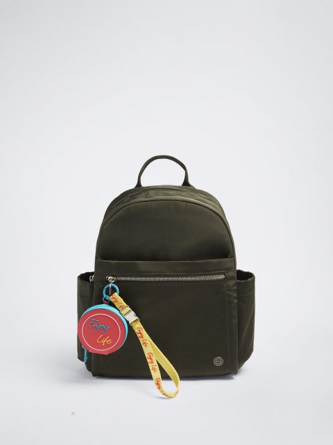 Batohy Parfois Nylon With Pendant Damske Hnedožltý | SK-PJ0418796