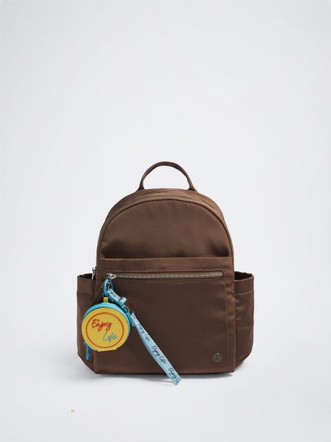 Batohy Parfois Nylon With Pendant Damske Hnede | SK-PS9187324
