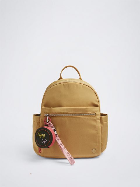 Batohy Parfois Nylon With Pendant Damske Žlté | SK-QP2306897