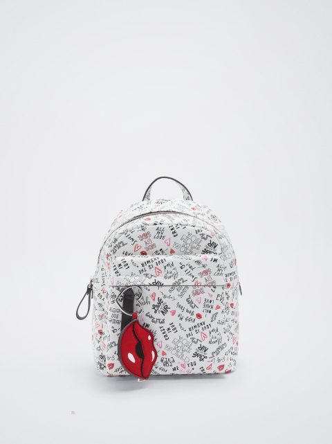 Batohy Parfois Printed With Coin Purse Damske Čierne | SK-NF7859632