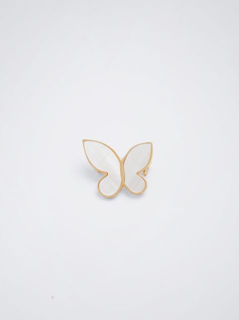 Brošne Parfois Butterfly Damske Biele | SK-GT1496257