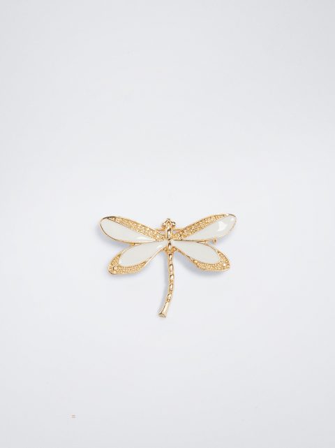 Brošne Parfois Dragonfly Damske Biele | SK-HI4839256