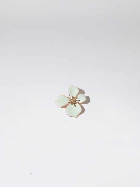 Brošne Parfois Enamel Flower Damske Modre | SK-GV7694135