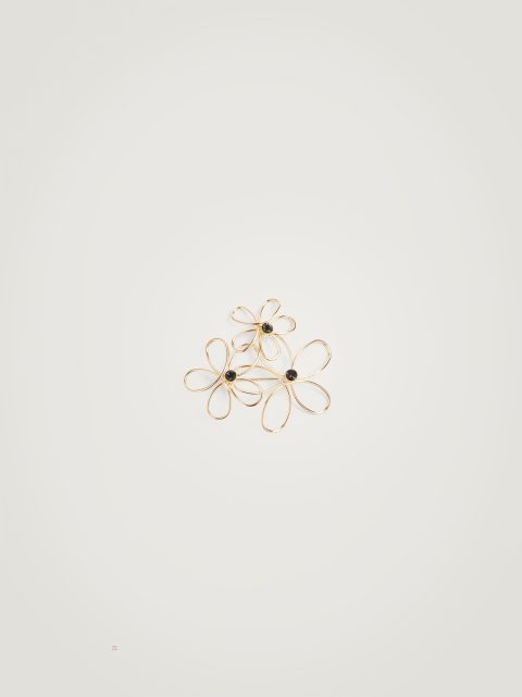 Brošne Parfois Flower Damske Zlate | SK-ZW8701643