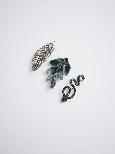Brošne Parfois Set Of Brooches With Crystals Damske Viacfarebný | SK-MT0683715