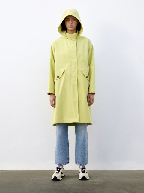 Bundy Parfois Light Jacket With Hood Damske Žlté | SK-CB0658497