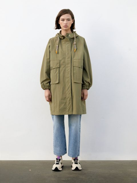 Bundy Parfois Parka With Pockets And Hood Damske Zelene | SK-NF7435098