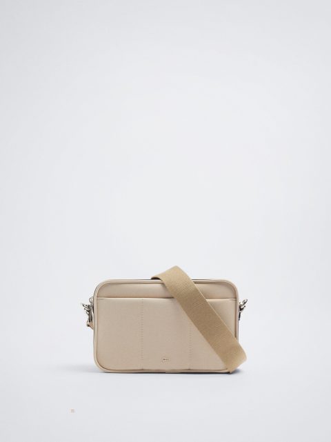 Crossbody Kabelka Parfois Basic Damske Béžové | SK-ZE6742831