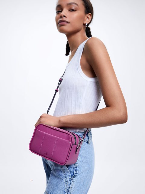 Crossbody Kabelka Parfois Basic Damske Ruzove | SK-YZ9536082