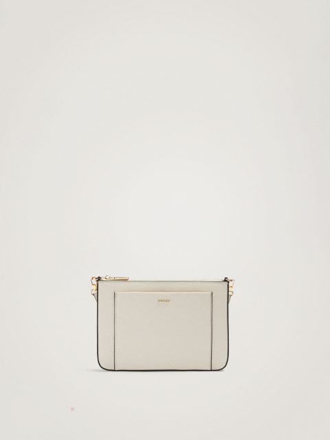 Crossbody Kabelka Parfois Crossbody Bag With Outer Pocket Damske Biele | SK-GW7185640