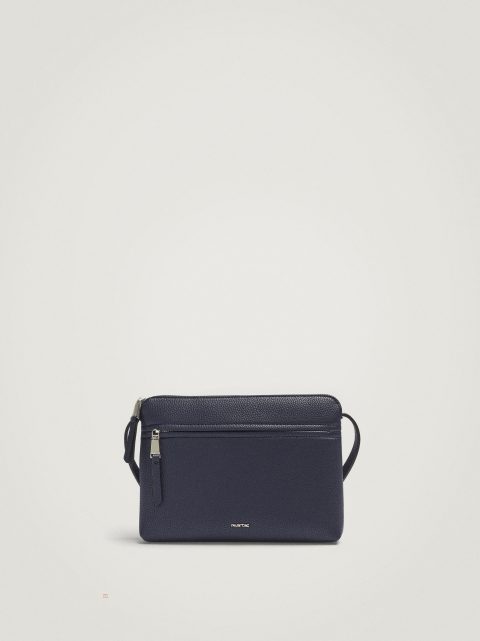 Crossbody Kabelka Parfois Crossbody Bag With Outer Pocket Damske Námornícka Modrá | SK-WN6257314