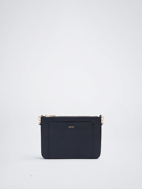 Crossbody Kabelka Parfois Crossbody Bag With Outer Pocket Damske Námornícka Modrá | SK-XG5701382