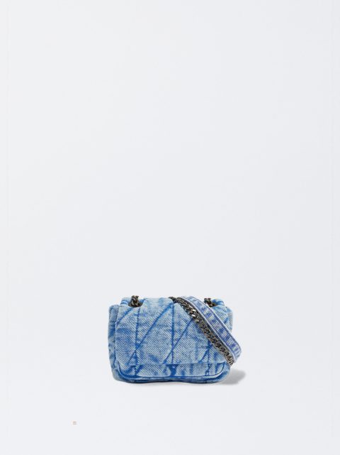 Crossbody Kabelka Parfois Denim Damske Modre | SK-RU0298567