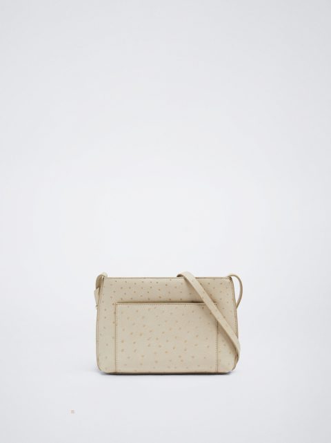 Crossbody Kabelka Parfois Embossed Damske Béžové | SK-VA3452167