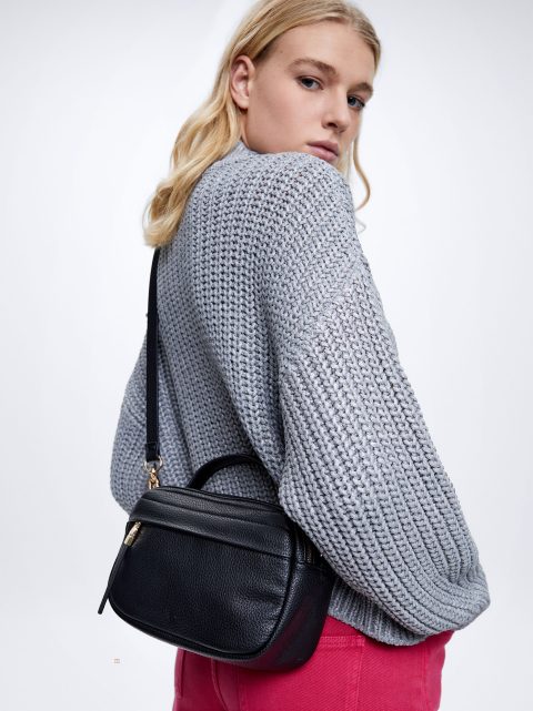 Crossbody Kabelka Parfois Everyday Damske Čierne | SK-AW1843059