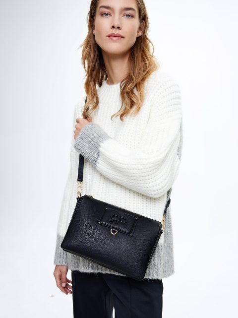 Crossbody Kabelka Parfois Everyday Damske Čierne | SK-YU6259370