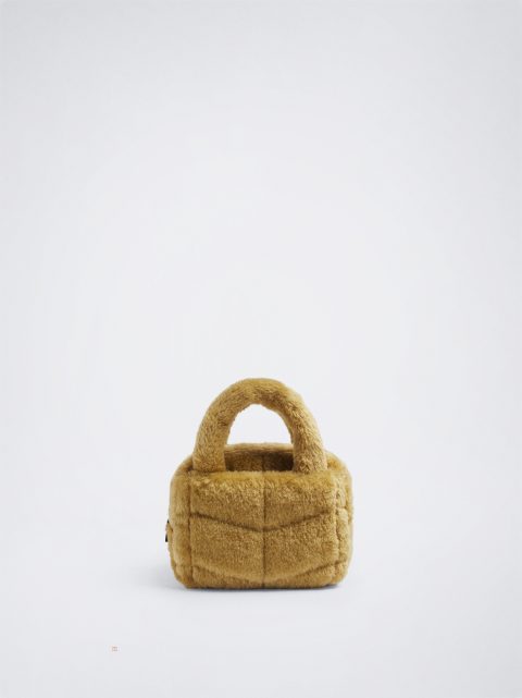 Crossbody Kabelka Parfois Faux Fur Damske Zelene | SK-OT3652871