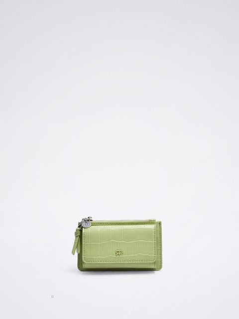 Držiteľ Karty Parfois Card Holder With Key Chain Damske Zelene | SK-AP5819072