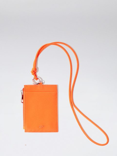 Držiteľ Karty Parfois Card Holder With Remienkove Damske Oranžové | SK-CH7869402
