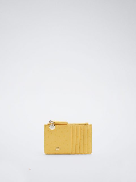 Držiteľ Karty Parfois Embossed Damske Žlté | SK-MB2189045