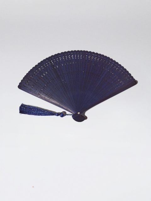 Fans Parfois Bamboo Perforated Damske Modre | SK-HB5643180