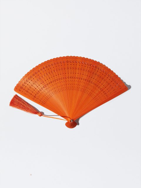 Fans Parfois Bamboo Perforated Damske Oranžové | SK-AE4286753