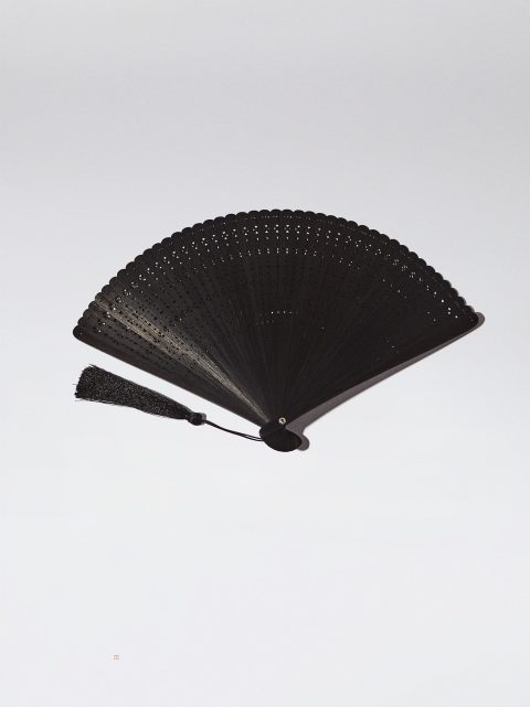 Fans Parfois Bamboo Perforated Damske Čierne | SK-DI2068513