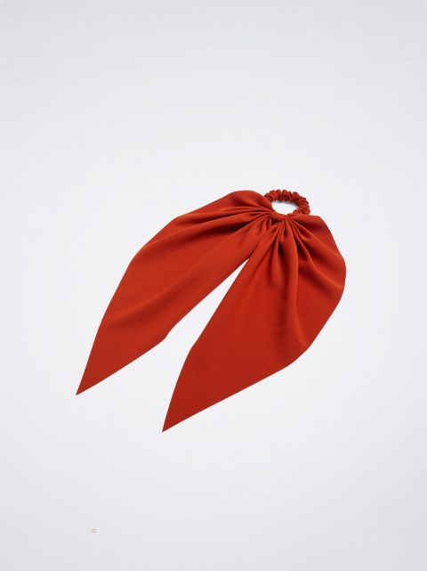 Gumičky Do Vlasov Parfois Scrunchie With A Bow Damske Tmavo Červené | SK-LV1794503