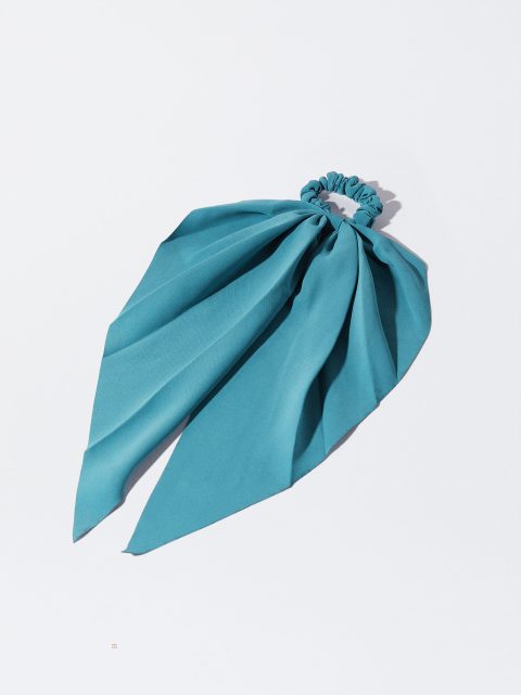 Gumičky Do Vlasov Parfois Scrunchie With A Bow Damske Modre | SK-MY8726140