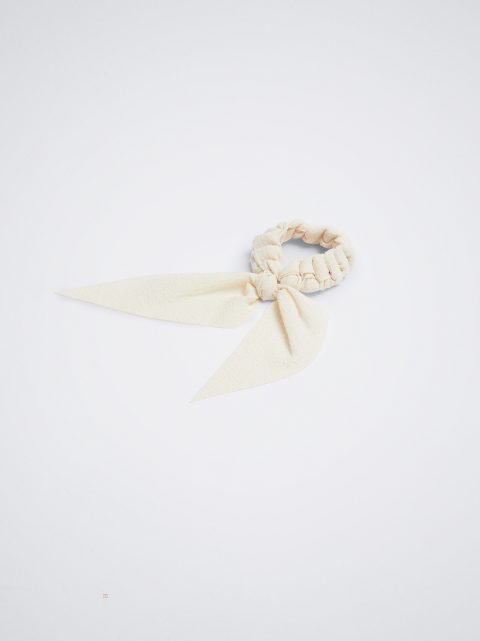 Gumičky Do Vlasov Parfois Scrunchie With A Bow Damske Béžové | SK-OS9504678