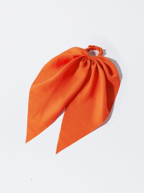 Gumičky Do Vlasov Parfois Scrunchie With A Bow Damske Oranžové | SK-WE1853076