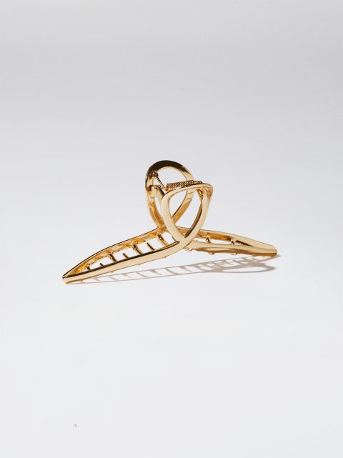 Hair Claw Parfois Golden Hairgrip Damske Zlate | SK-UW9670245