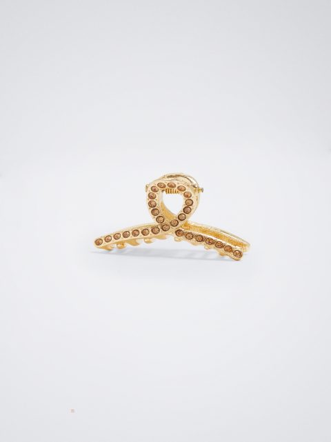 Hair Claw Parfois Hair Claw With Crystals Damske Zlate | SK-YQ4672580