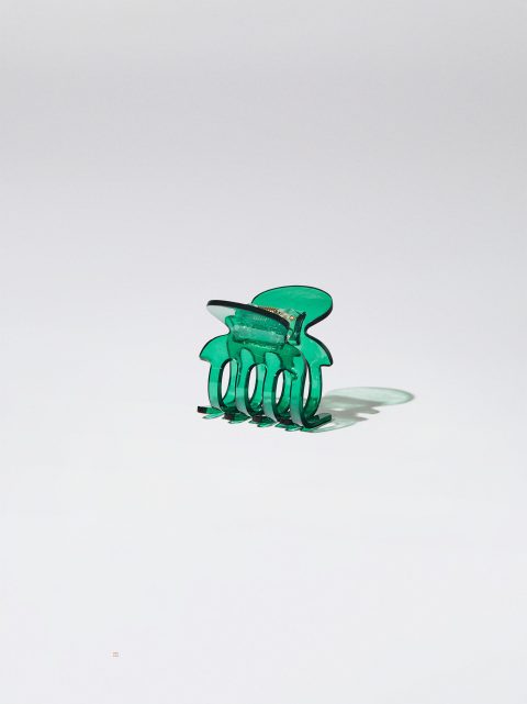 Hair Claw Parfois Resin Damske Zelene | SK-ZO0843795