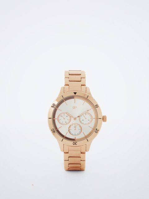Hodinky Ružové Zlato Parfois Stainless Steel Rose Gold Damske Ruzove Zlate | SK-WA7685291