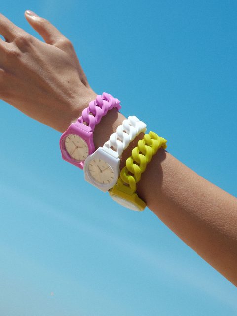 Hodinky Ružové Zlato Parfois Watch With Silikón Remienkove Damske Biele | SK-ZA2016975
