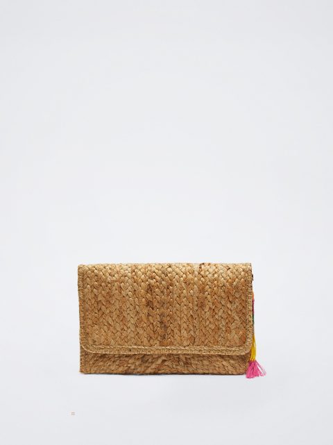 Kabelky Parfois Jute Party Damske Béžové | SK-SO1697283