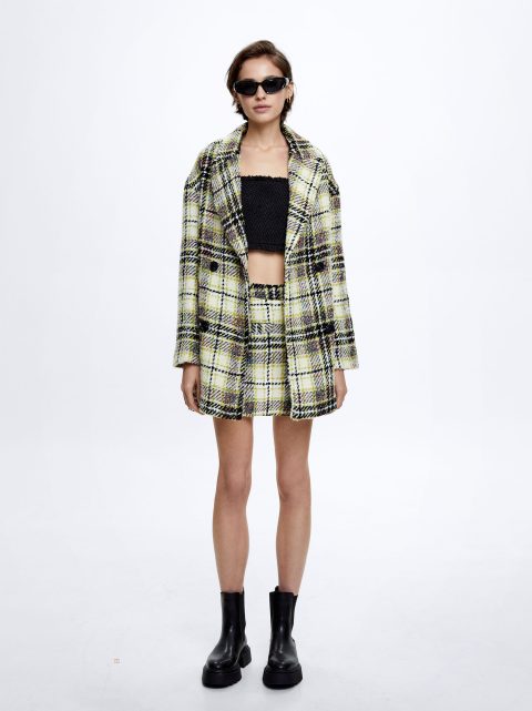 Kabáty Parfois Check Blazer Damske Viacfarebný | SK-LQ9047561