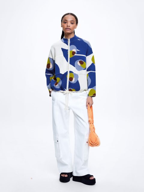 Kardigán Parfois Jacquard Knit Damske Viacfarebný | SK-PJ0261358