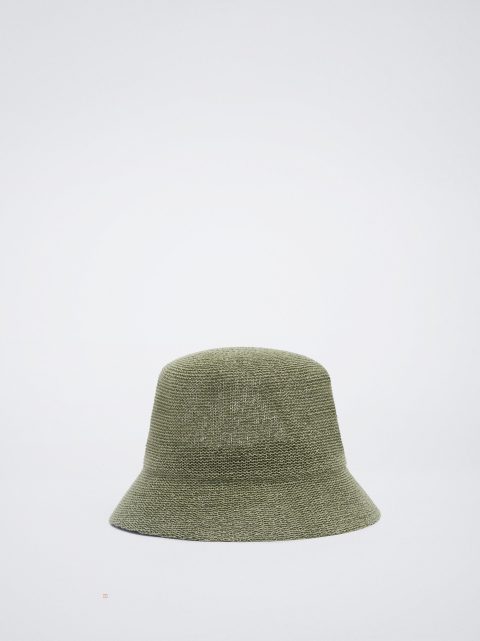Klobuky Parfois Pletené Bucket Damske Hnedožltý | SK-UH7639205