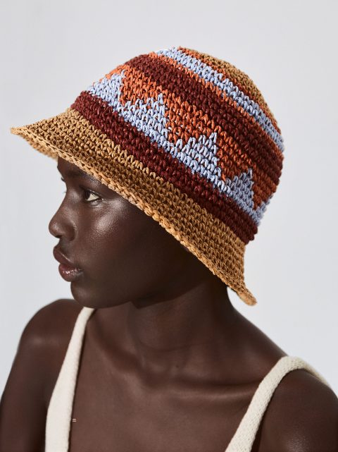 Klobuky Parfois Straw Bucket Damske Viacfarebný | SK-QV6258130