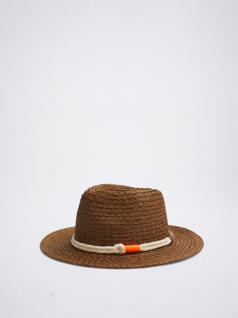 Klobuky Parfois Straw Damske Béžové | SK-ZN9560721