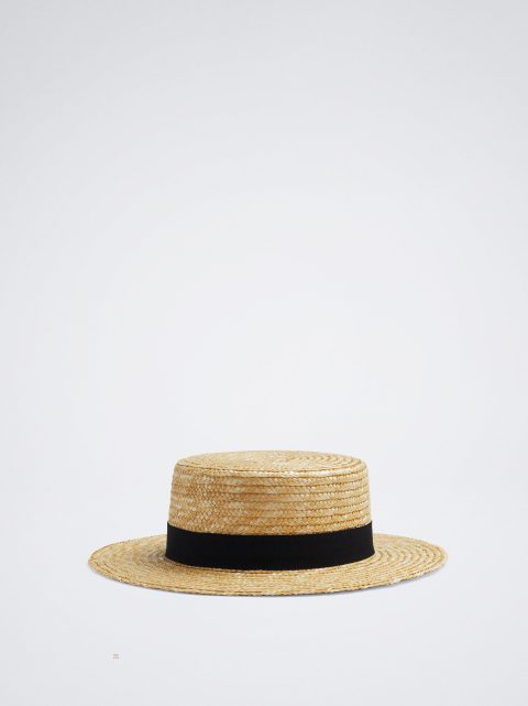 Klobuky Parfois Straw Damske Hnede | SK-IZ9402571