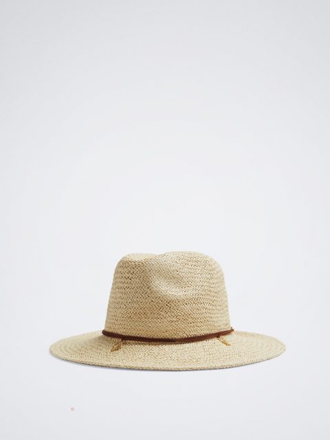 Klobuky Parfois Straw Damske Hnede | SK-KZ7139256